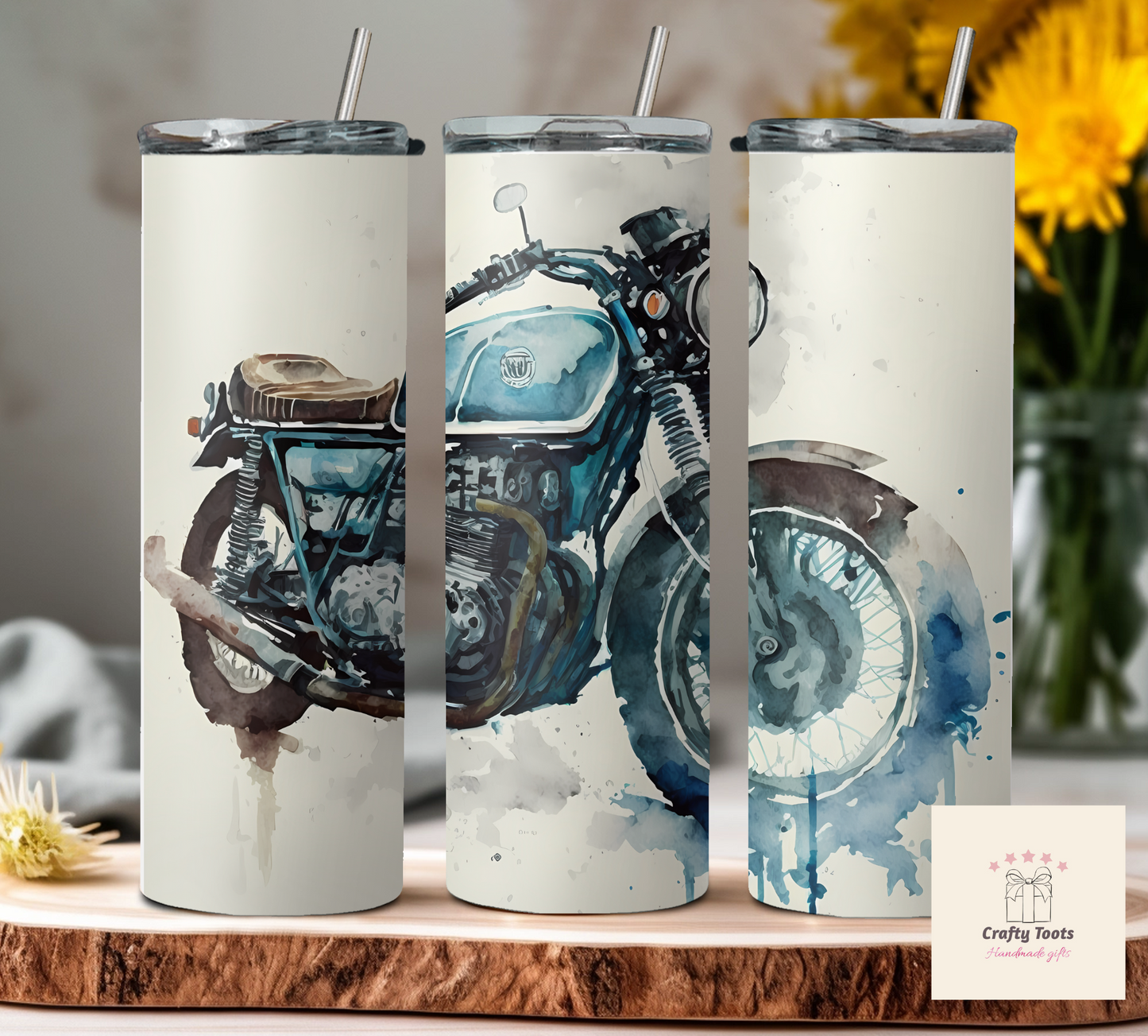 20oz Motorbike Tumbler