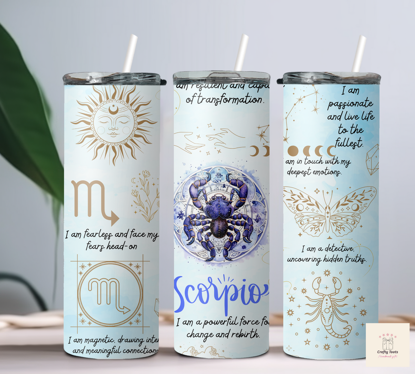 Zodiac Tumbler Gift Set Box