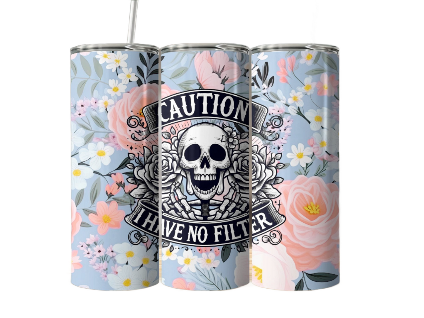 20 oz tumbler no filter skeleton