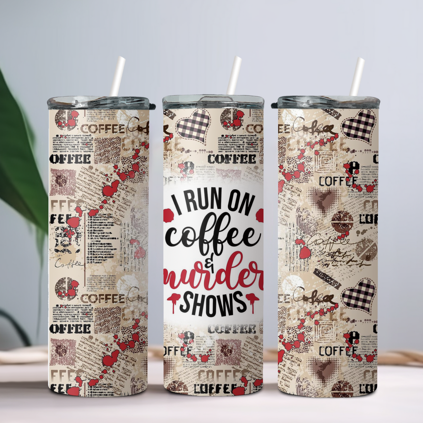 Coffee and shows - 20oz Tumbler