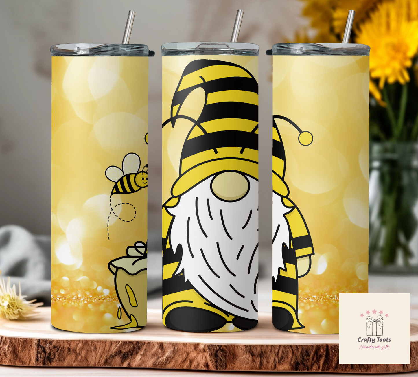 20oz Bumble Bee Gonk Tumbler