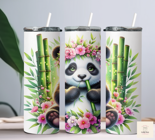 Cute Panda 20oz Tumbler