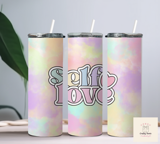 20oz Pastel Self Love Tumbler