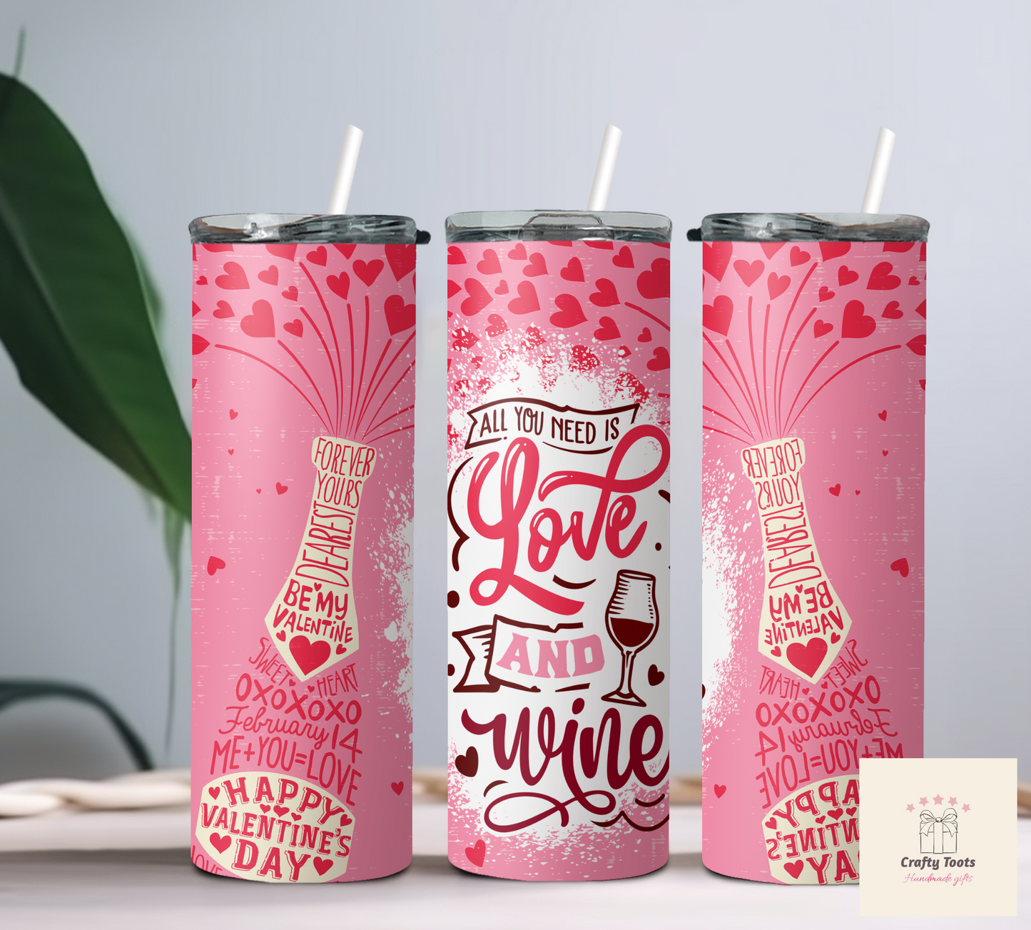 20oz Love and Wine Tumbler