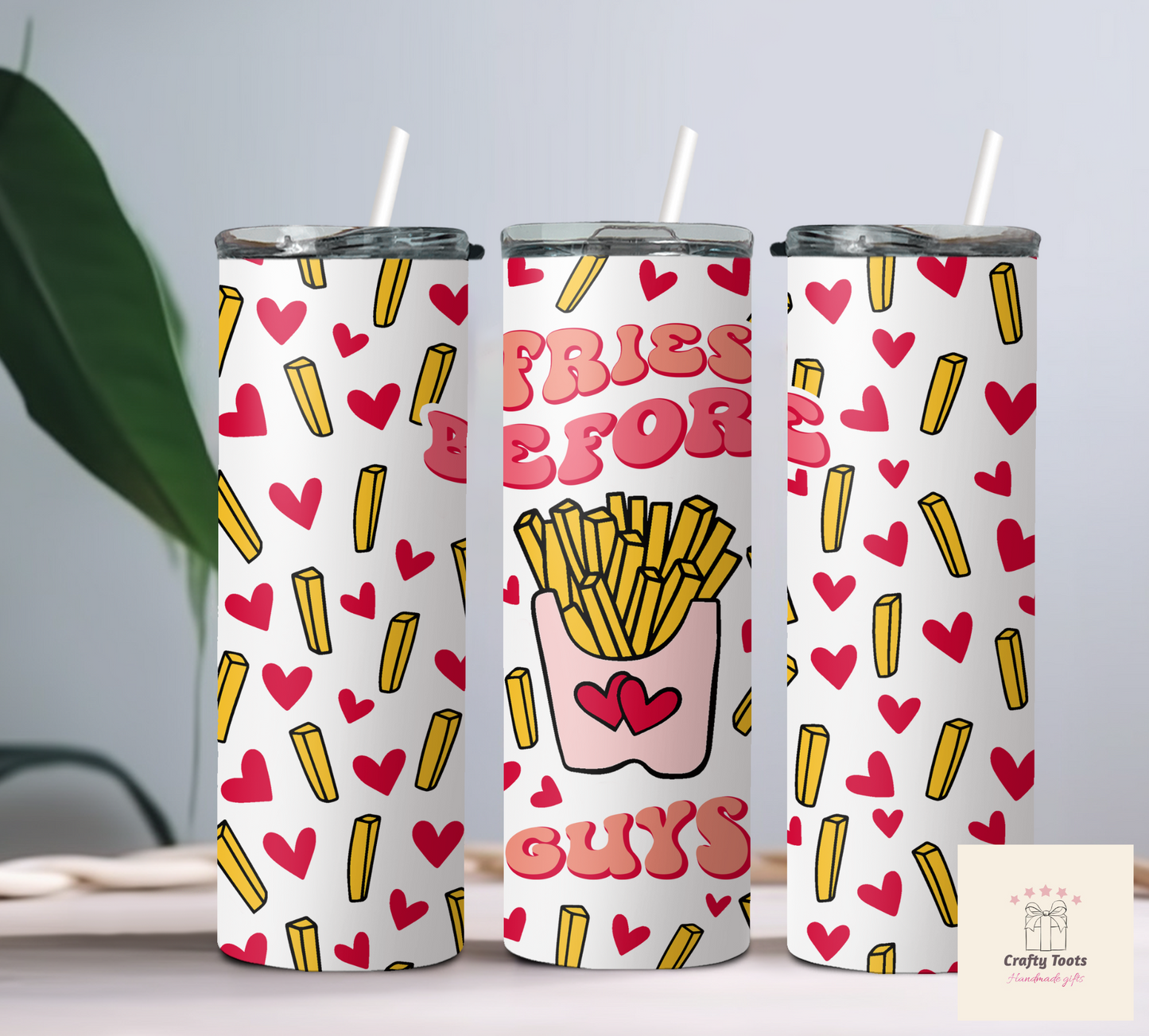 20oz Fries Valentines Tumbler