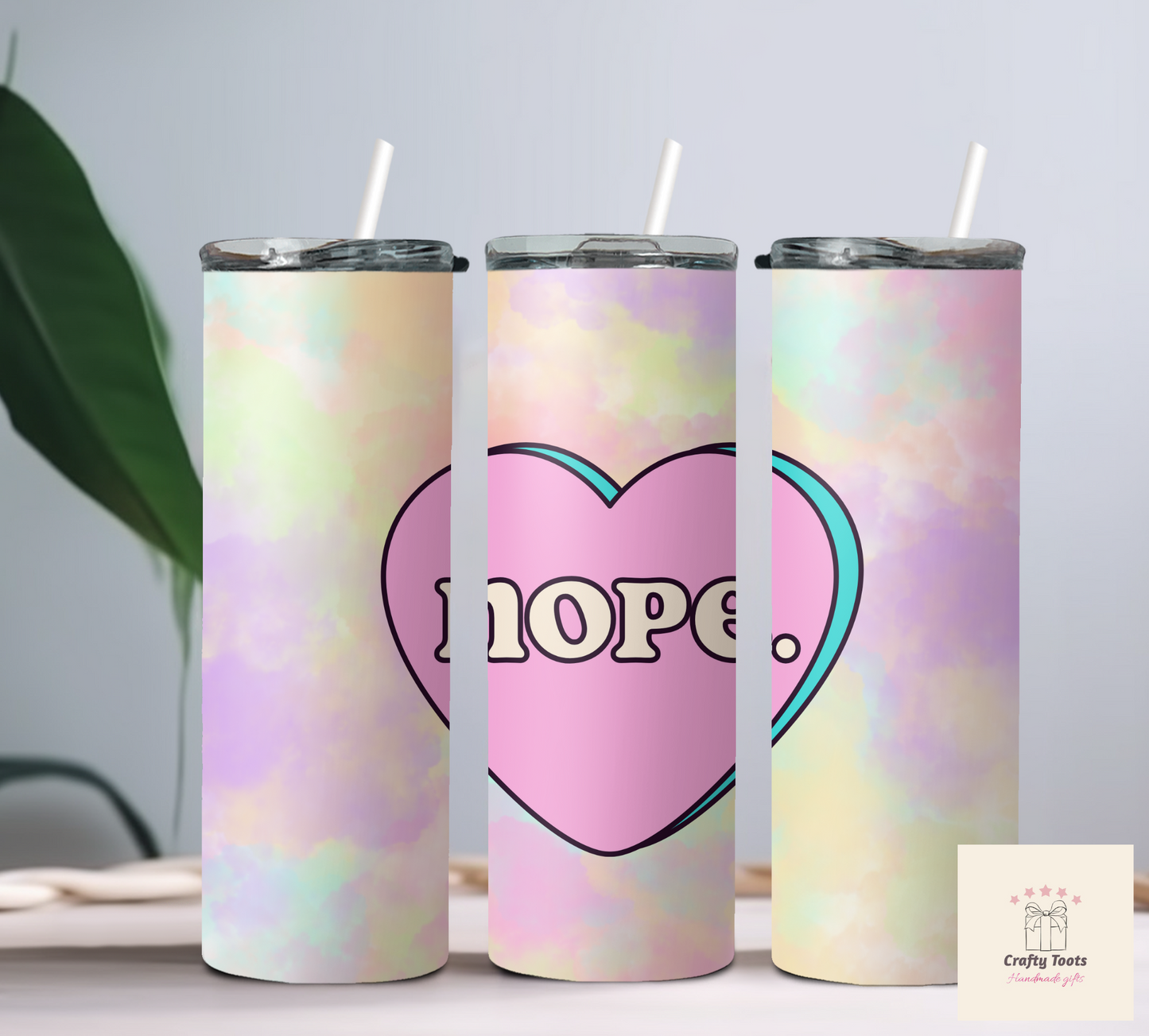 20oz Love Heart NOPE Tumbler